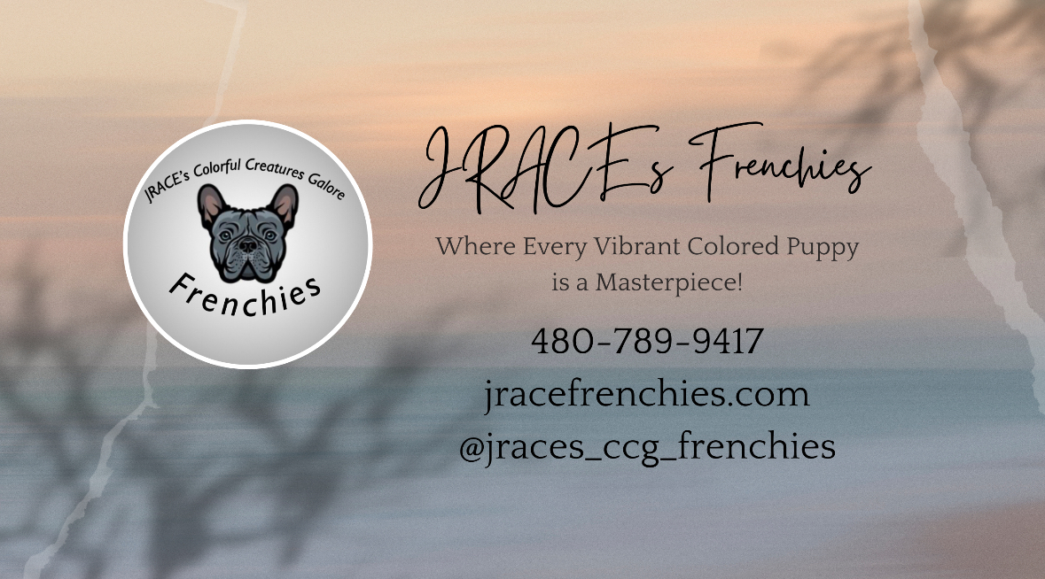 JRACE's Colorful Creatures Galore French Bulldogs